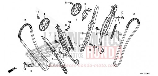 CAM CHAIN/TENSIONER VFR1200FDF de 2015